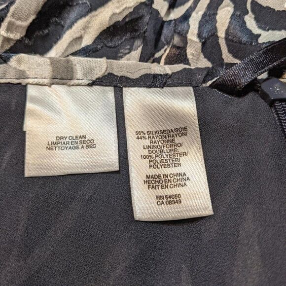 JONES NEW YORK SILK/RAYON LINED ANIMAL PRINT SKIRT SZ 14 - Picture 5 of 8